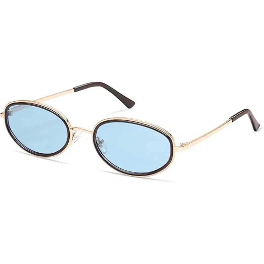 Trendy Oval Round Polarized Sunglasses for Men and Women Retro SJ1248